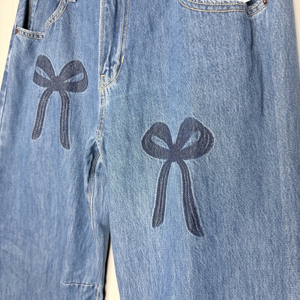 Old Navy Printed Super Baggy Barrel Leg Jeans - Picture 6 of 10
